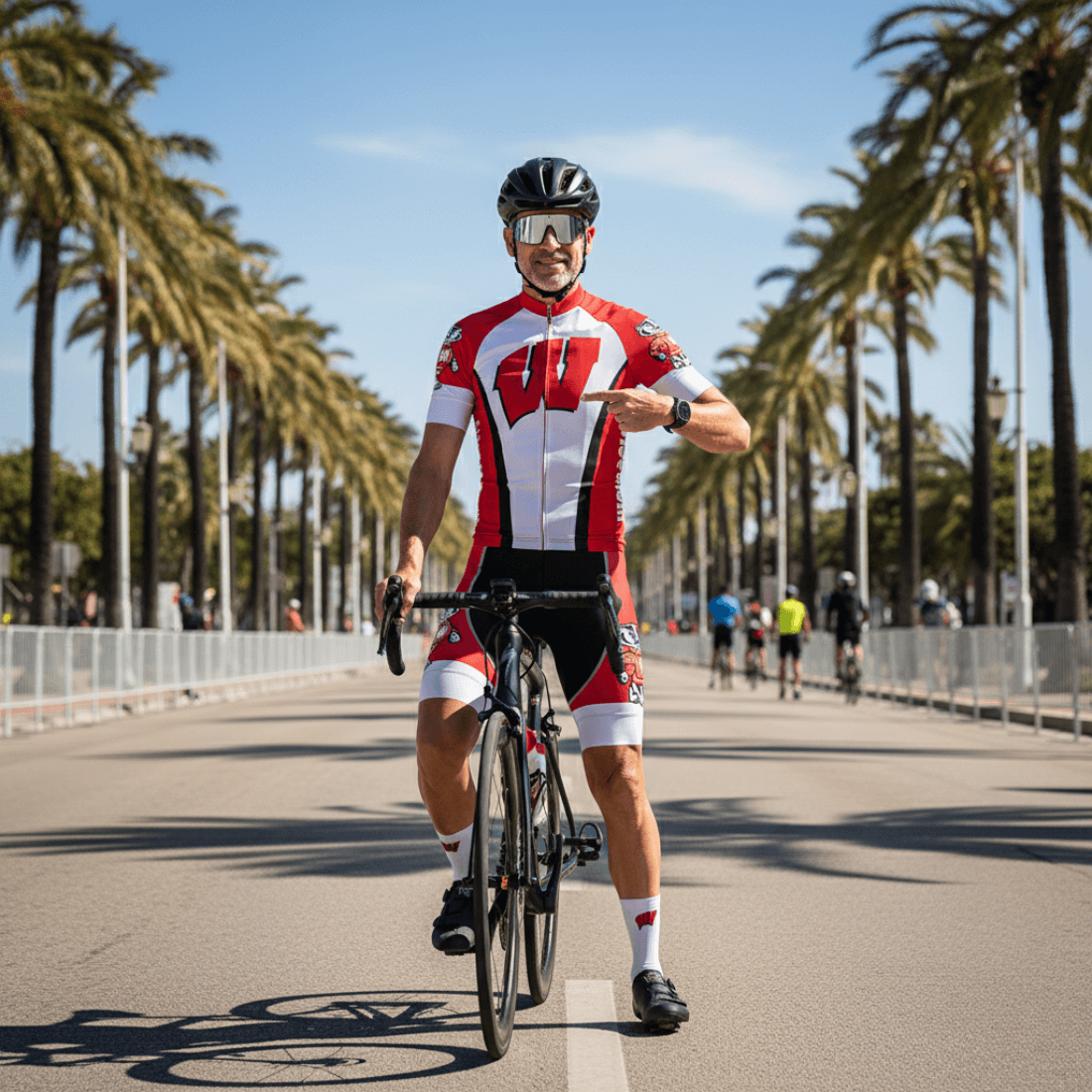 Badgers Cycling Jersey for Men